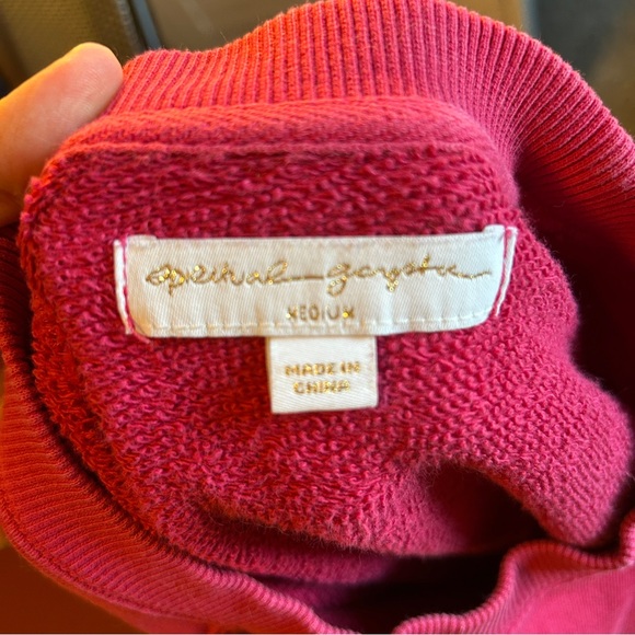 SPIRITUAL GANGSTER X Peloton Collab Fuscia Hot Pink Sweatshirt Women’s M - Picture 3 of 5